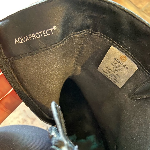 Blondo Black Leather Aquaprotect Ankle Boots - Picture 2 of 8